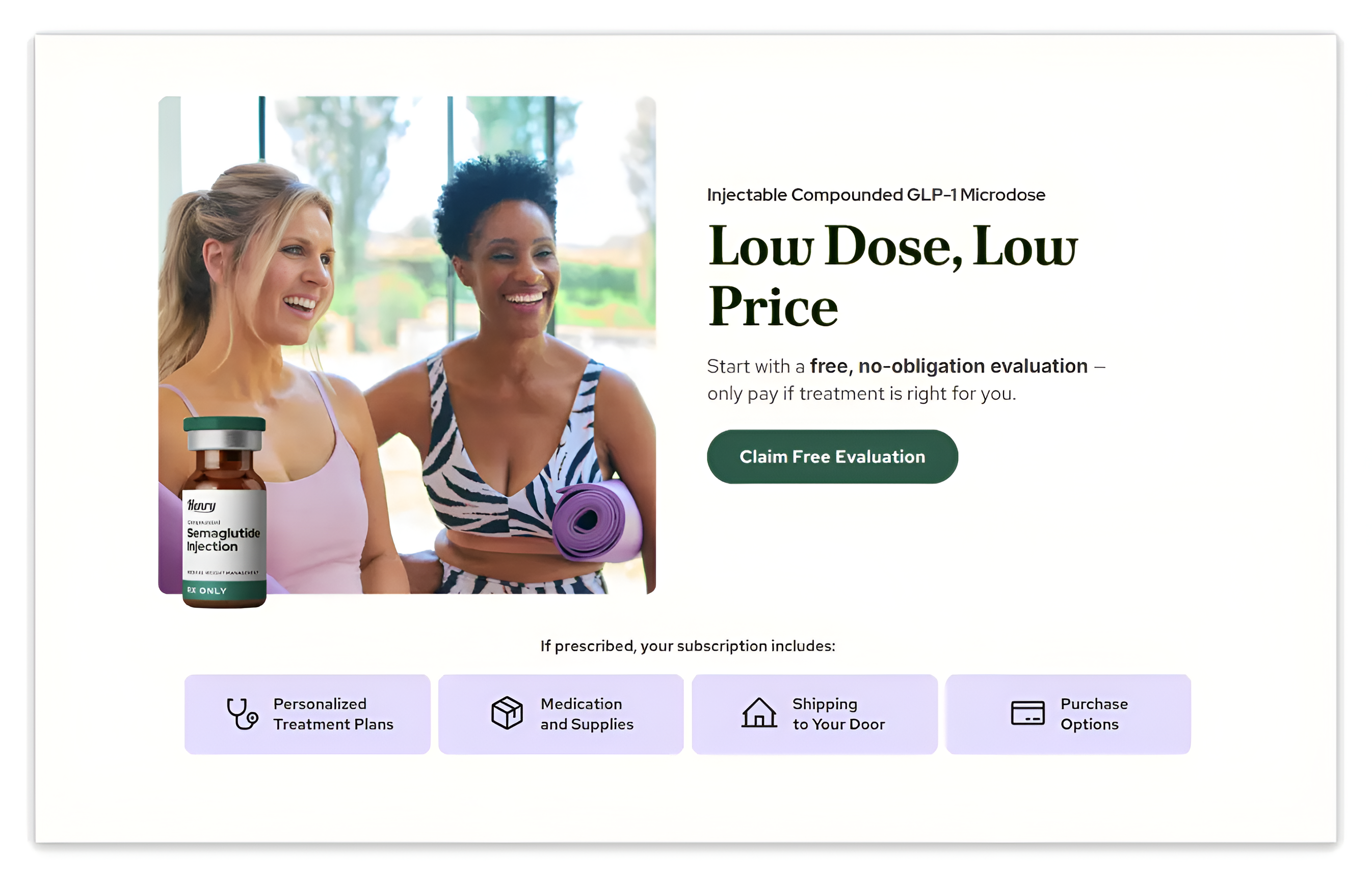 product detail page of henry meds login